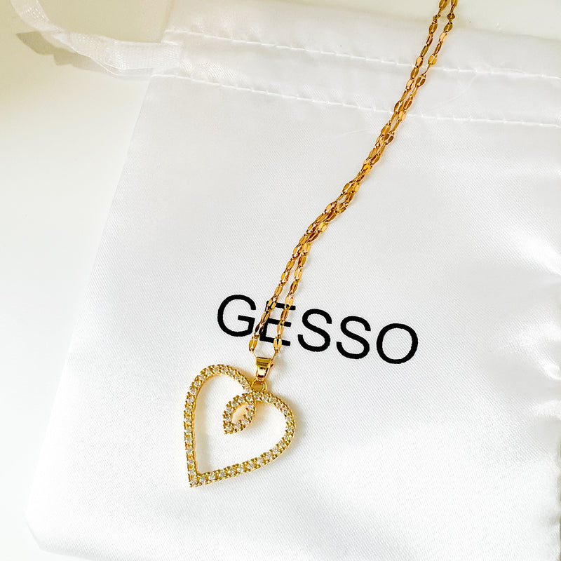 HEART BLING NECKLACE